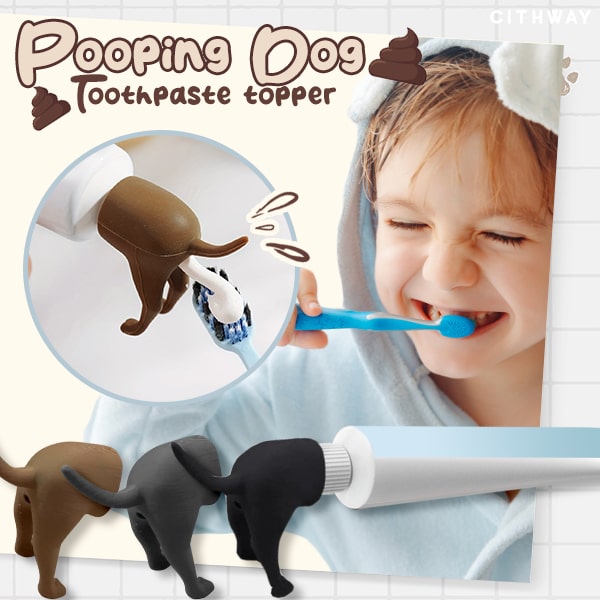 🐶Cithway™ Funny Pooping Dog Toothpaste Topper🐶