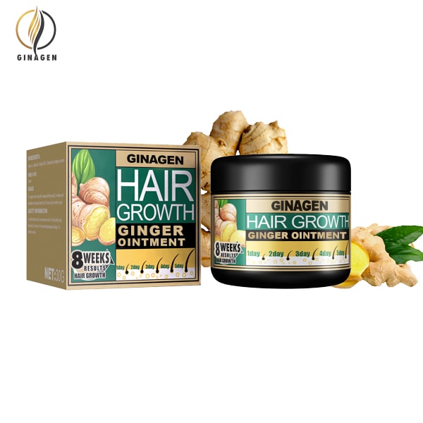 Ginagen Hair Regrowth Ginger Extract Cream⌛8-week At-home Treatment